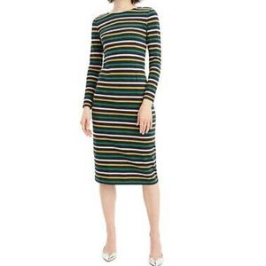 J. Crew | Long Sleeved Striped Dress